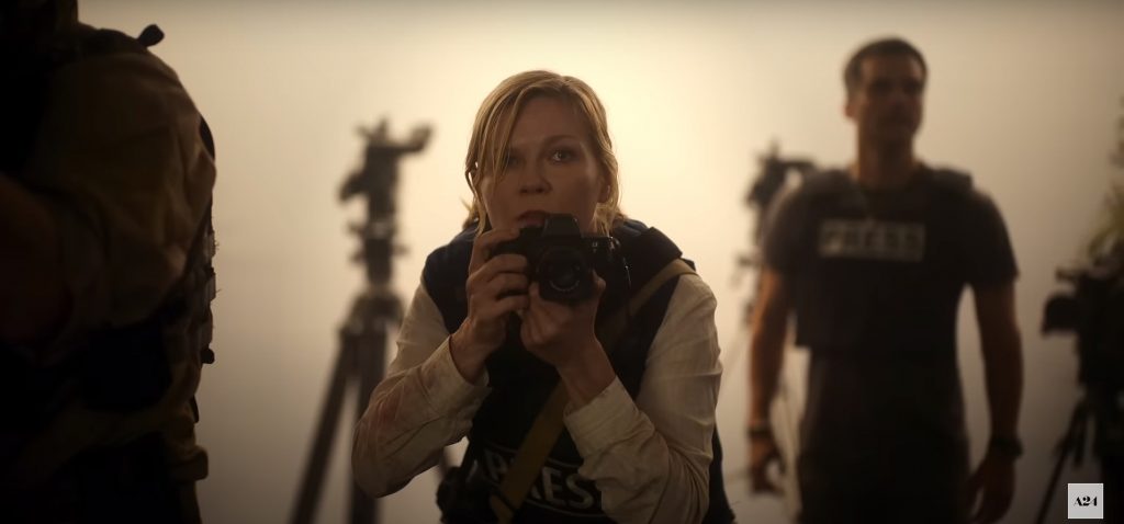 ‘Civil War’ Trailer Kirsten Dunst In A War-Torn America In Alex Garland and A24’s Action Epic