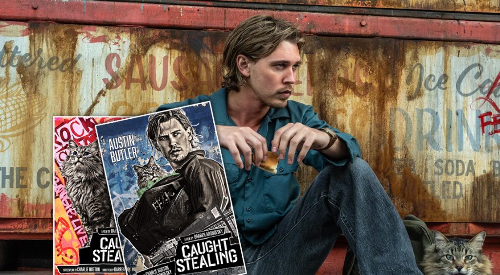 Austin Butler Leads a Wild Lineup in New ‘Caught Stealing’ Poster Art