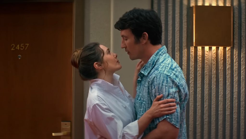 Elizabeth Olsen’s Afterlife Love Triangle Begins in A24’s ‘Eternity’