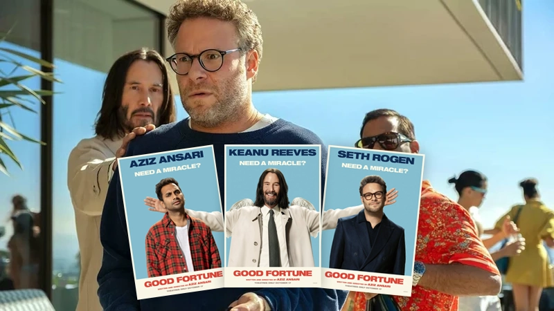 ‘Good Fortune’ Drops Character Posters Featuring a Beaming Keanu Reeves